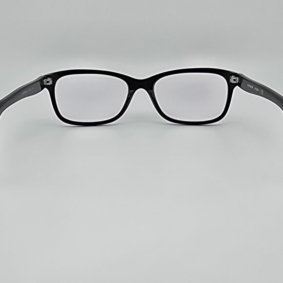 Coach HC6089 5002 Gloss Black Silver Full Rim Eyeglasses Frame 51-16-135 - Picture 4 of 13